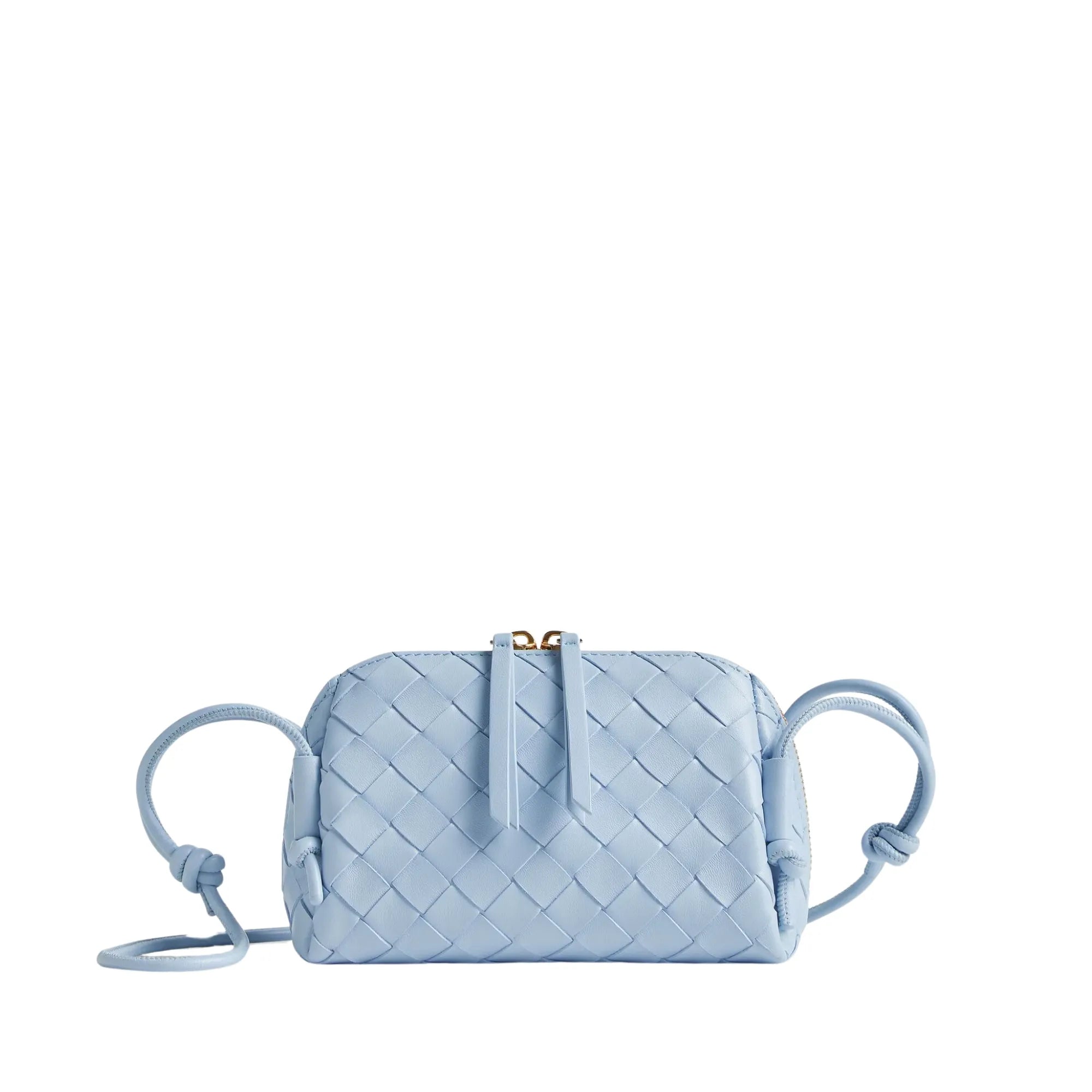 Concert Mini Pouch Intrecciato Leather Crossbody Bag