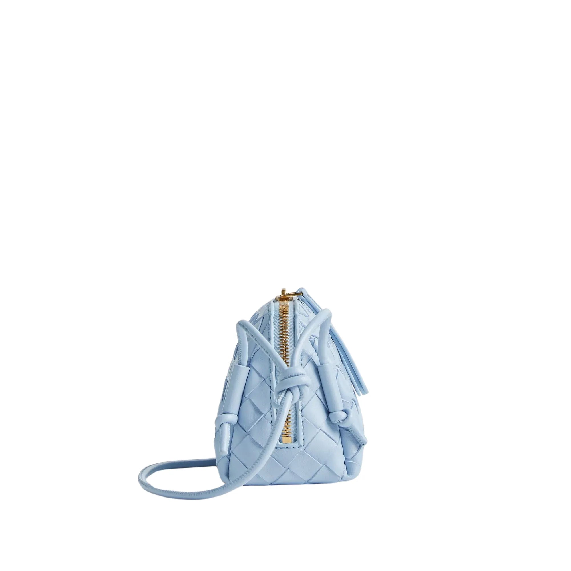 Concert Mini Pouch Intrecciato Leather Crossbody Bag