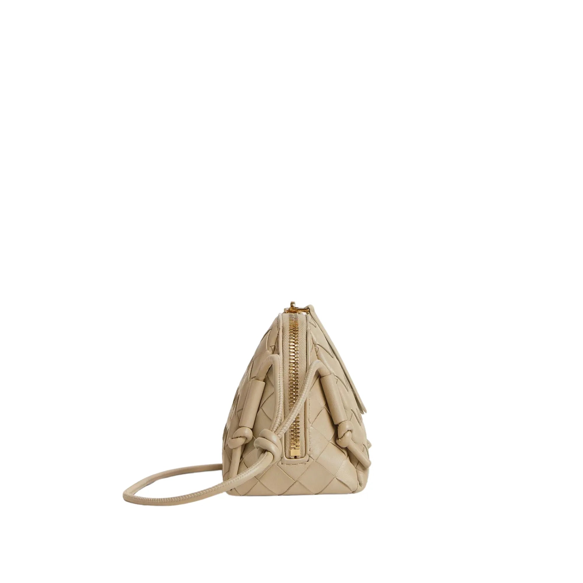 Concert Mini Pouch Intrecciato Leather Crossbody Bag