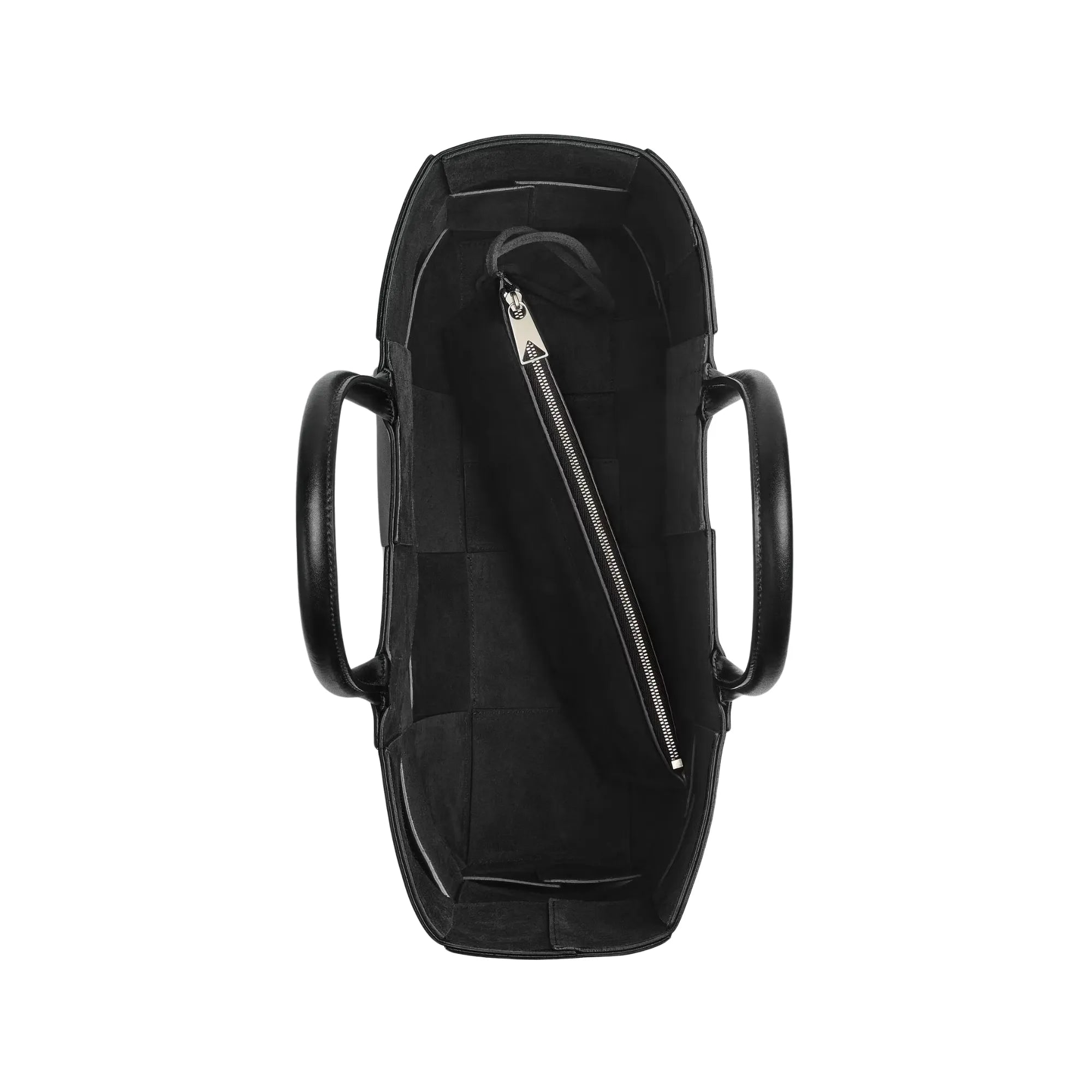 Medium Arco Leather Tote Bag - Black