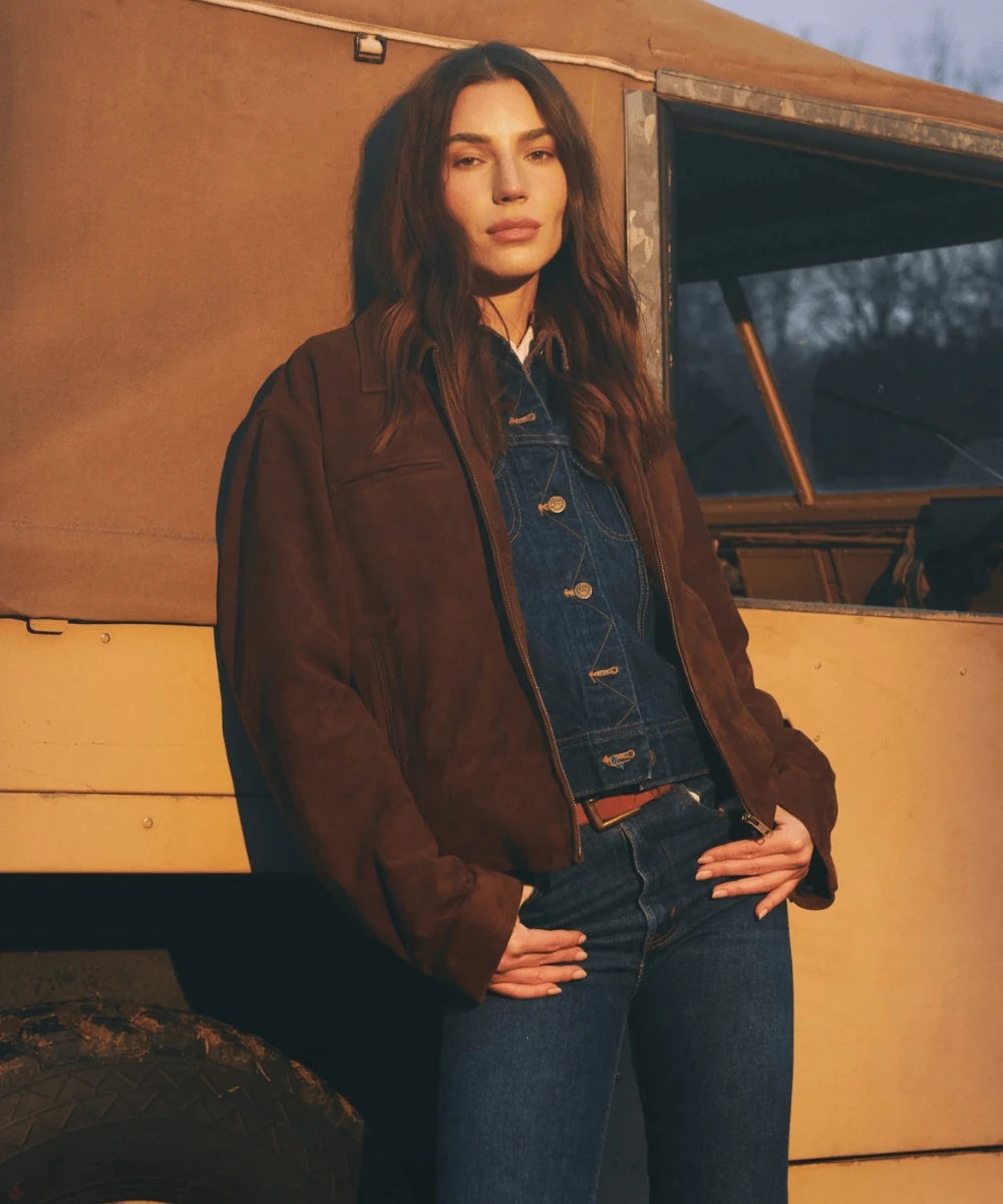 Everyday Brown Suede Leather Jacket
