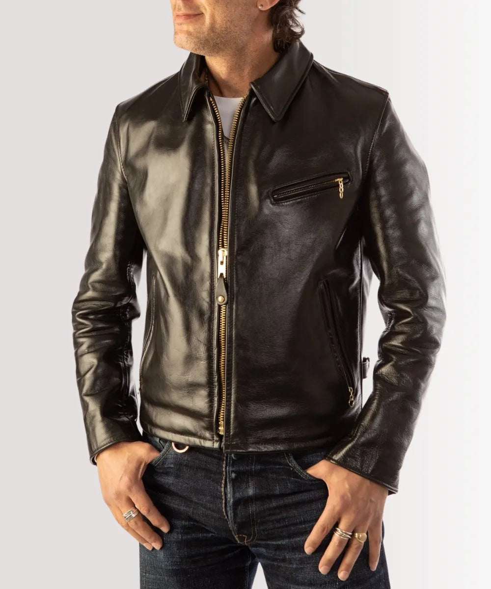 The Maverick Vintage 1980s Leather Jacket