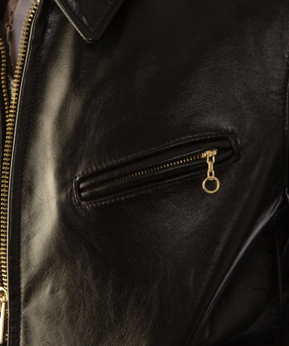 The Maverick Vintage 1980s Leather Jacket