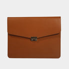 15" Lock Leather Portfolio Case