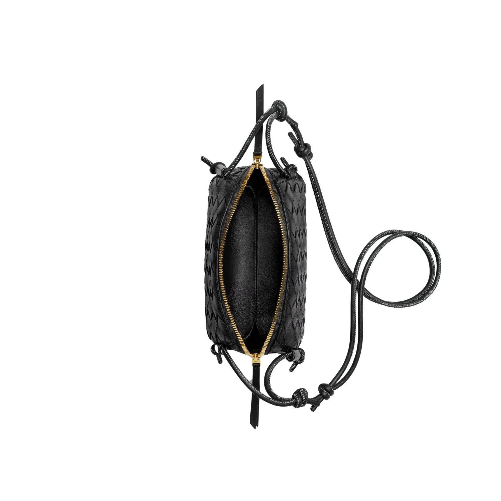Concert Mini Pouch Intrecciato Leather Crossbody Bag