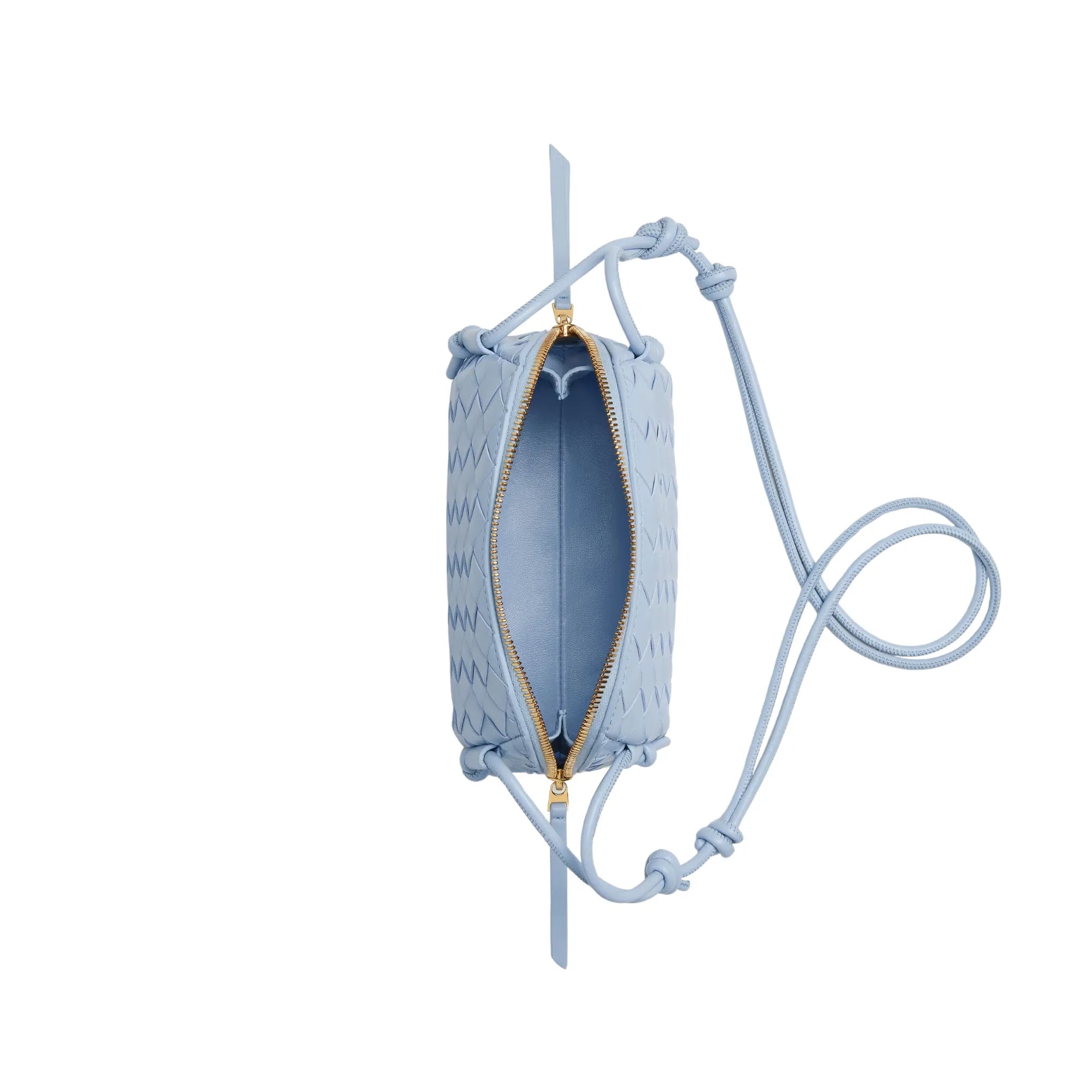 Concert Mini Pouch Intrecciato Leather Crossbody Bag