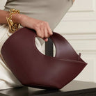 Signature Red Leather top handle tote