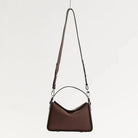 Clementine Bag Coffee Pebbled Leather Crossbody