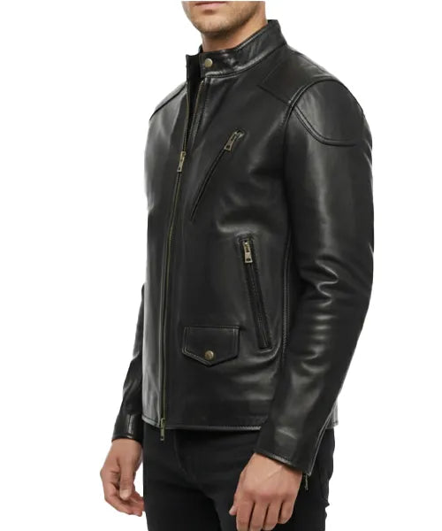 Tom Hardy Venom Leather Jacket - Premium Black Style