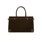 Espresso Suede 16" Book Tote