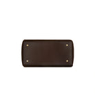 Espresso Suede Mini Book Tote Bag