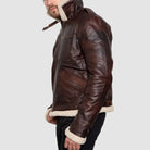 Men's Brown Resident Evil 4 Leon Kennedy Leather Jacket