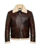 Men's Brown Resident Evil 4 Leon Kennedy Leather Jacket