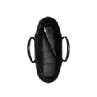 Large Arco Tote Woven leather Bag in Nero