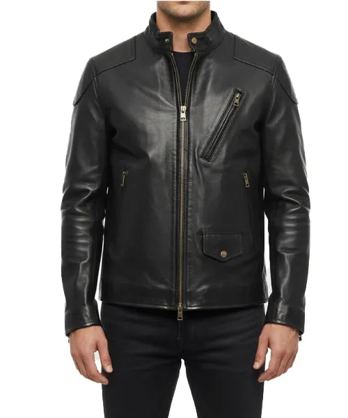 Tom Hardy Venom Leather Jacket - Premium Black Style