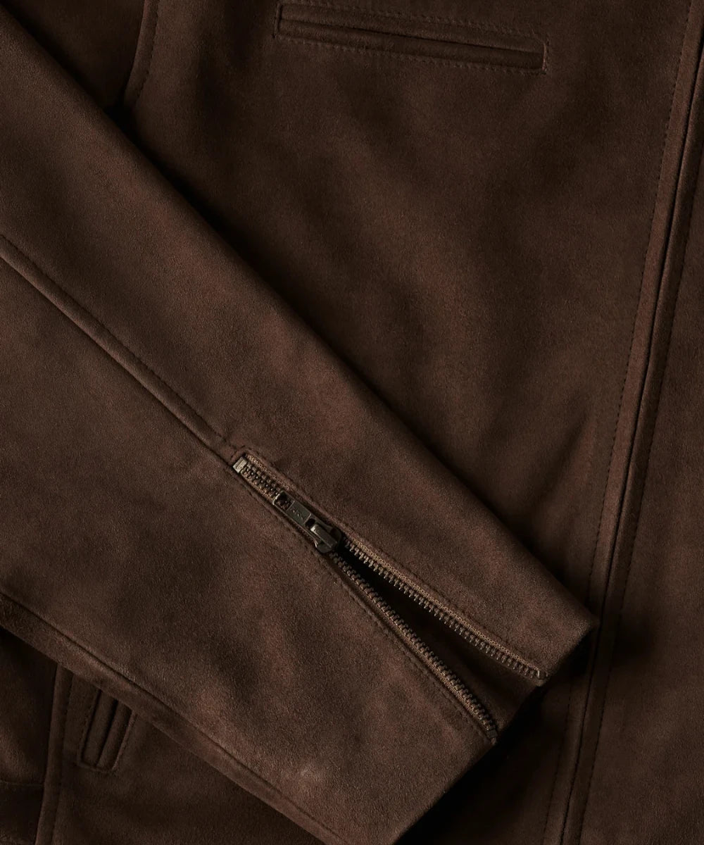 Everyday Brown Suede Leather Jacket