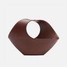 Signature Red Leather top handle tote
