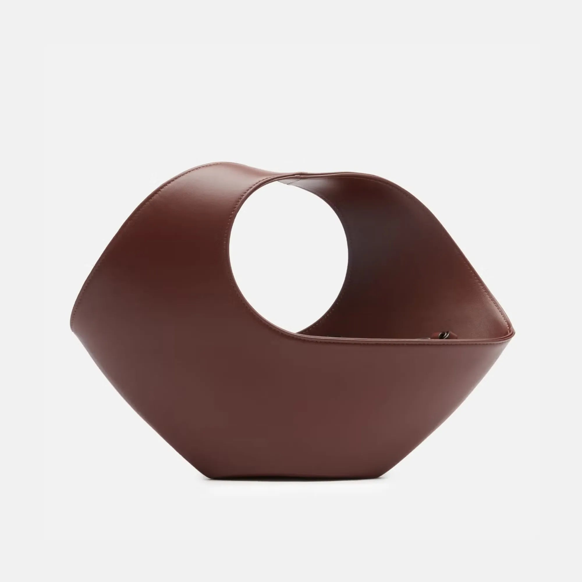 Signature Red Leather top handle tote
