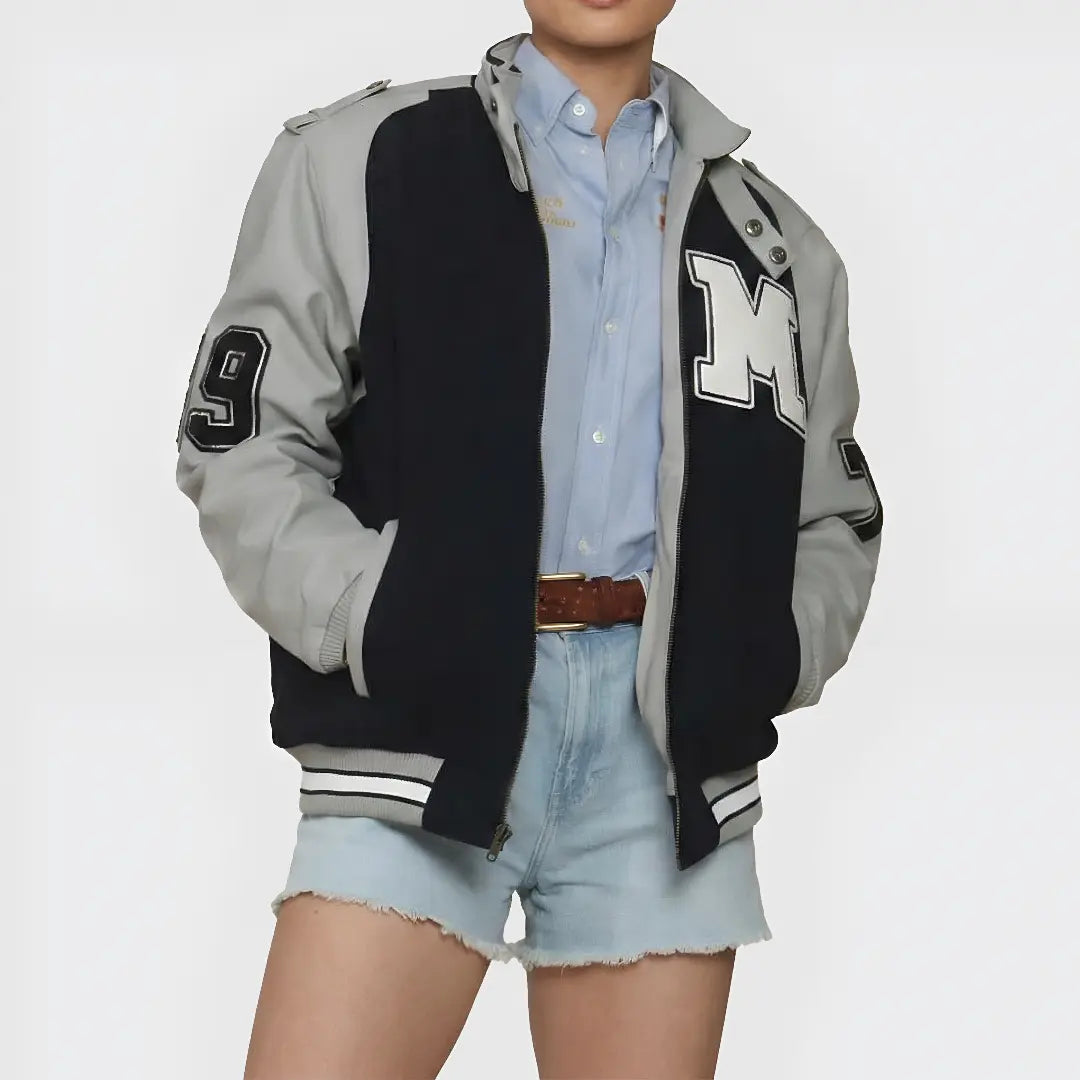 Women's Oversized Varsity Jacket